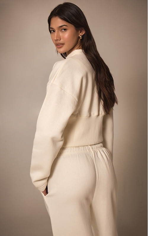 Вершкова екстремальна толстовка з талії