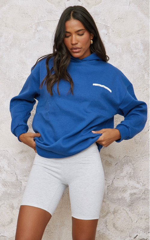 PrettyLittlething Cobalt Puff Back Print Print