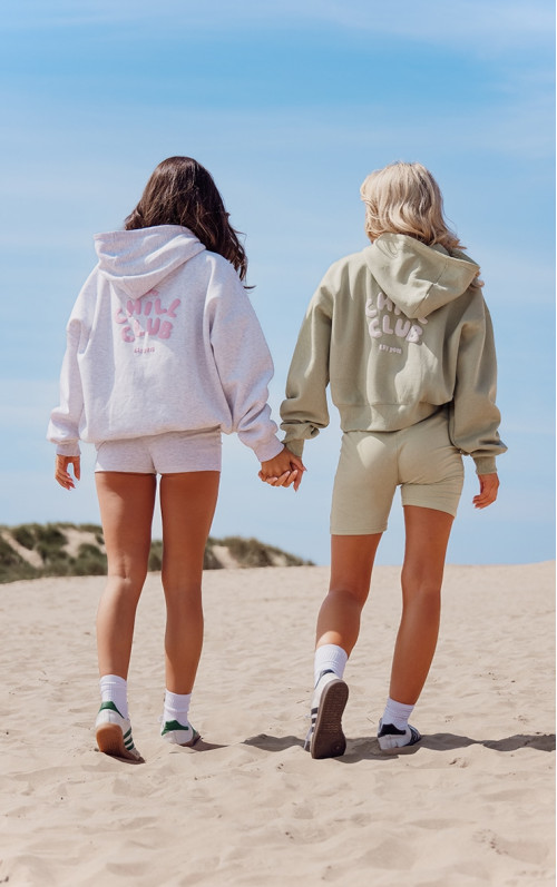 Велике худі з принтом Ice Grey Chill Club Puff