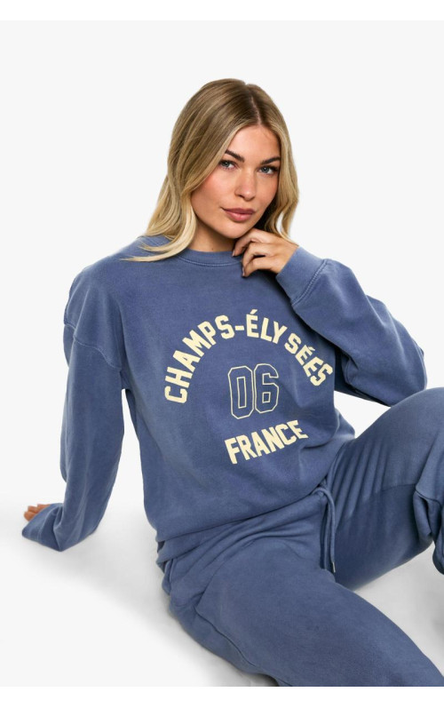 Величезний світшот Champs Elysees 06 Overcolored