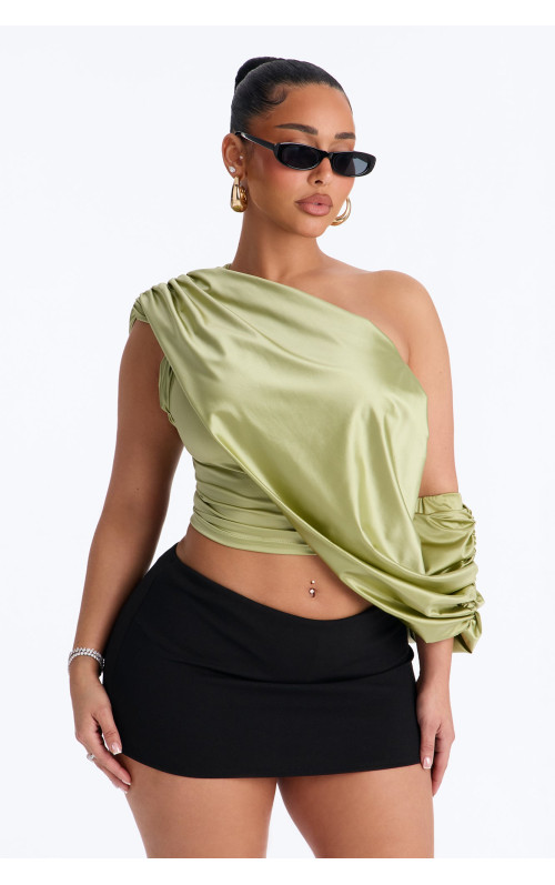 Атласний топ 