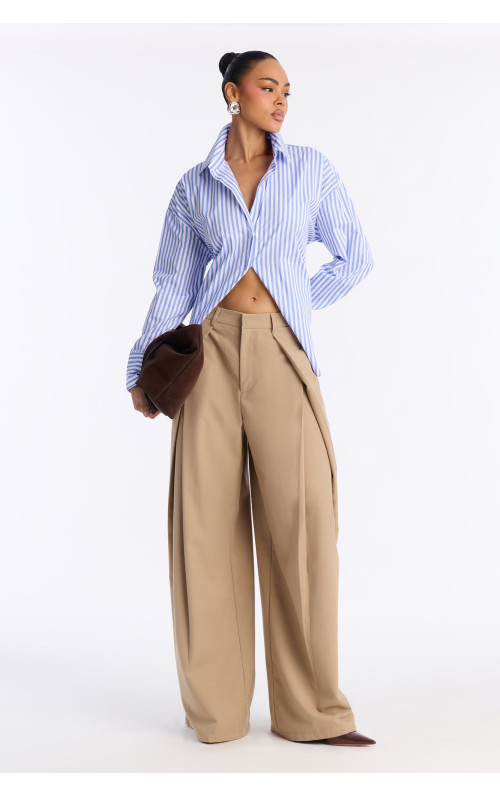 Штани Executive Realness із складками та широкими штанинами