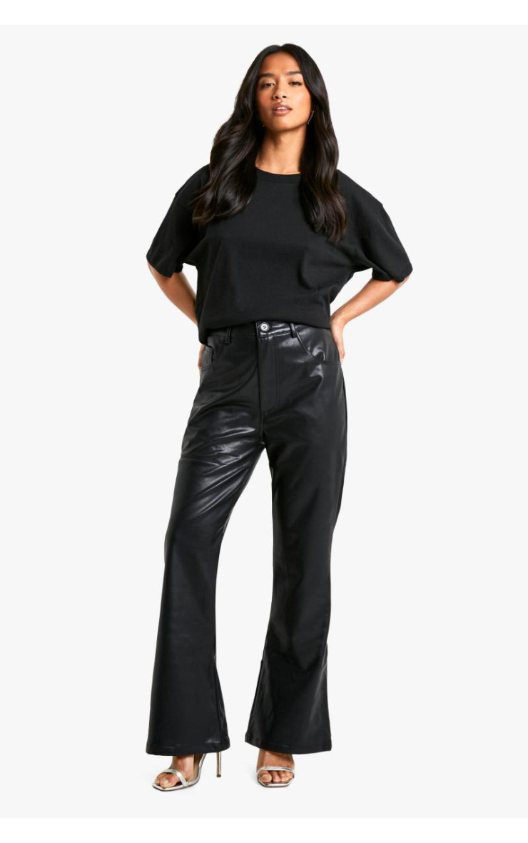 Штани зі штучної шкіри Petite Flare