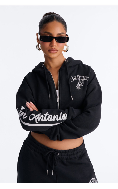 Кроп-худі на блискавці 