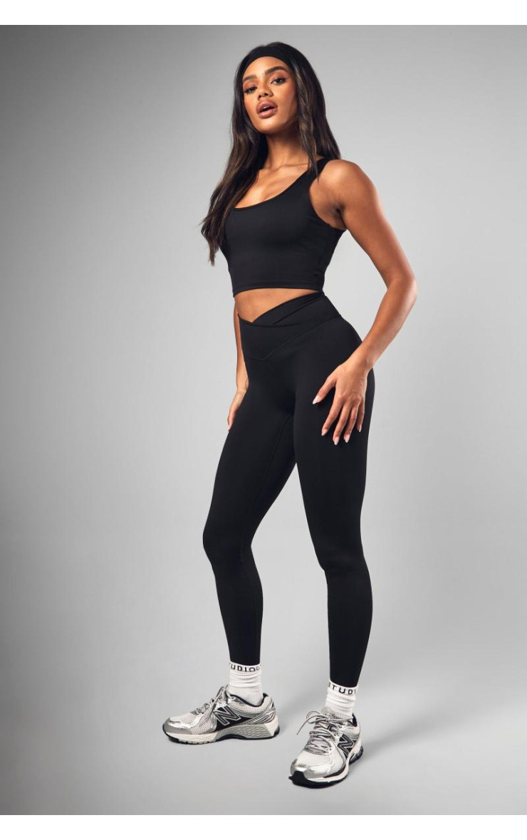 Dsgn Studio Highwaist Supersoft Peached Sculpt Wrap Waist Legging