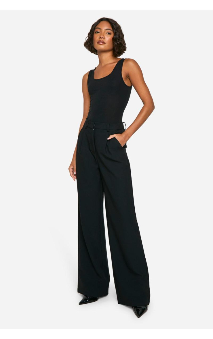 Високі широкі брюки Essential