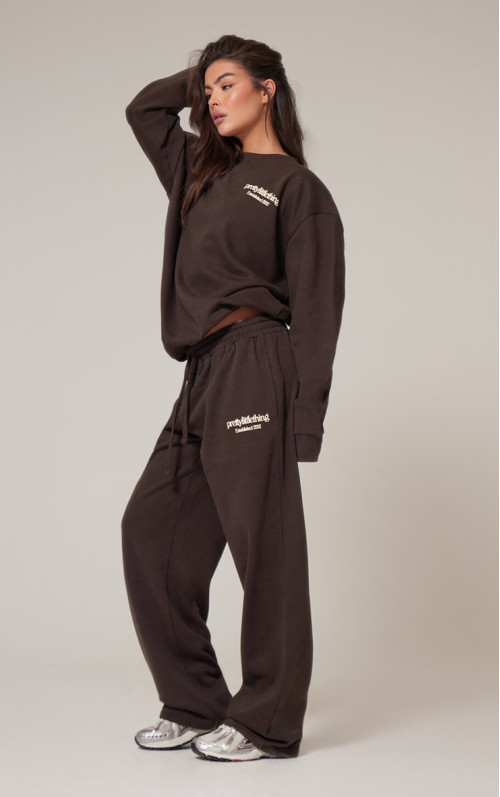 Чоловічі штани PRETTYLITTLETHING з прямим принтом преміум-класу