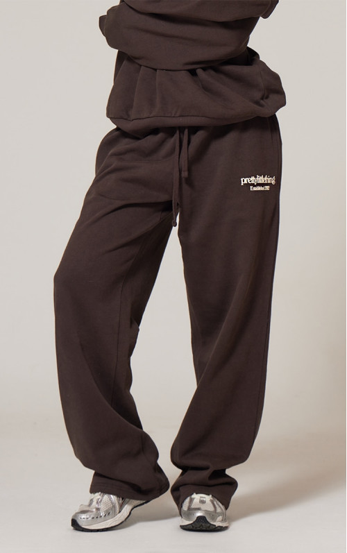 Чоловічі штани PRETTYLITTLETHING з прямим принтом преміум-класу