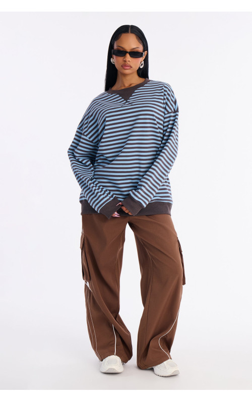 Смугастий лонгслів 