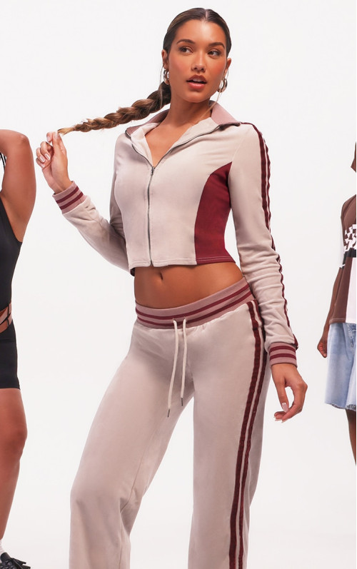 Фіолетова оксамитова передня поштова доріжка зверху