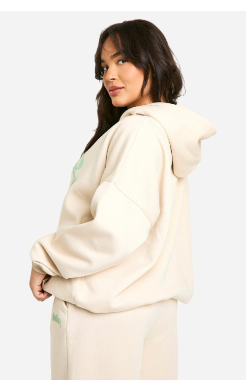 Худі великого розміру Plus Studio Slogan