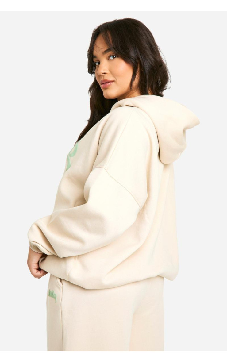 Худі великого розміру Plus Studio Slogan