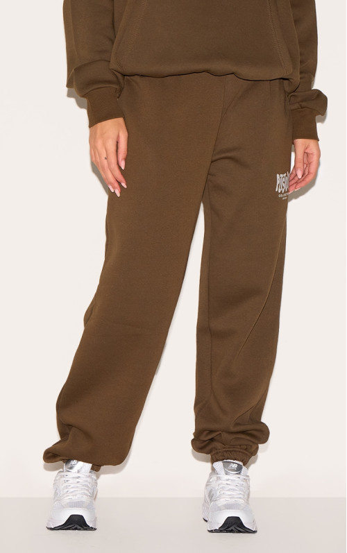 PrettyLittlething Theaupe Studio Print Manted Joggers