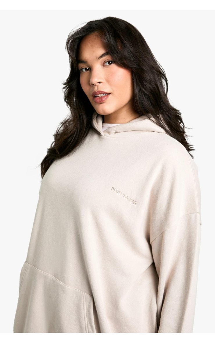 Плюс велика толстовка з вишивкою Dsgn Studio