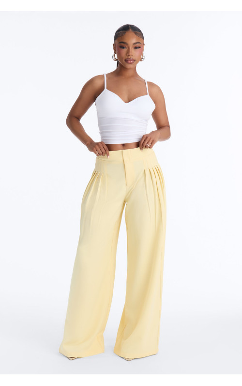 Штани Adele з широкими штанинами та складками