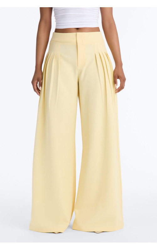 Штани Adele з широкими штанинами та складками