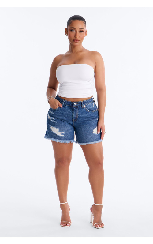 Рвані денімні шорти 