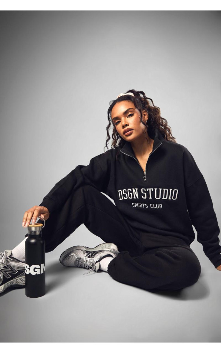 Попелясто-сірий джоггер великого розміру Dsgn Studio Applique