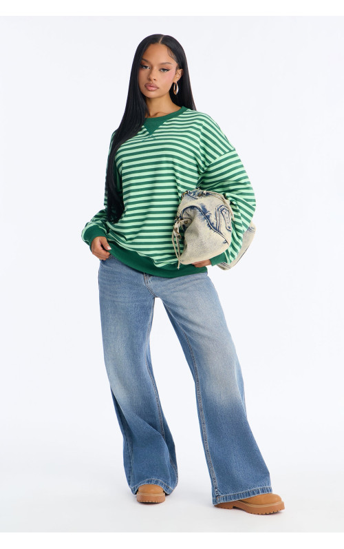 Смугастий лонгслів 