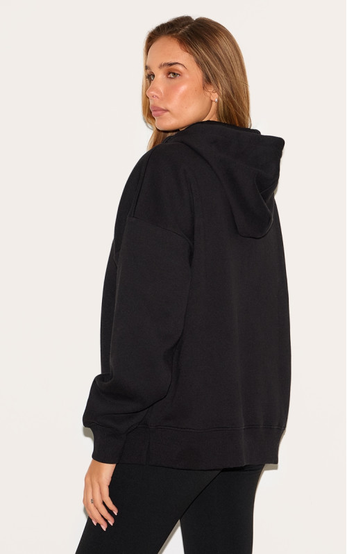 Чорний негабаритний балахон для воронки