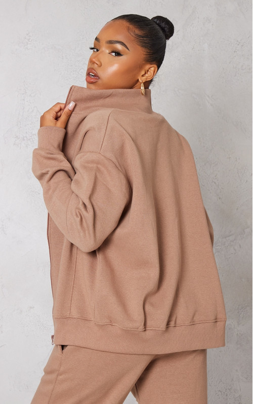 Верх на блискавці з деталлю мокко