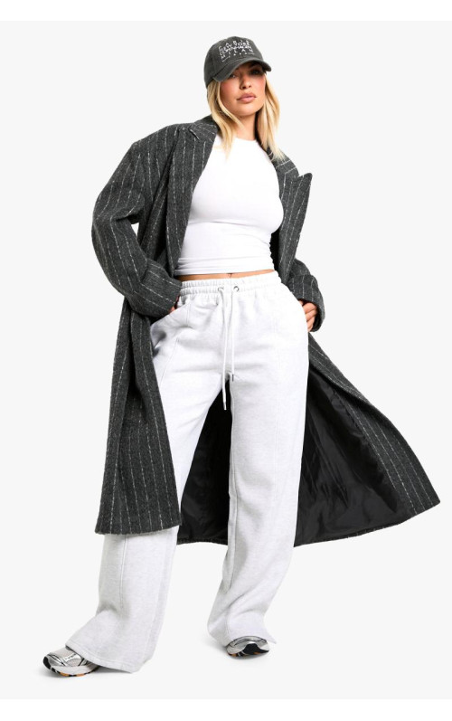 Бігун із прямими штанинами з розділеним подолом