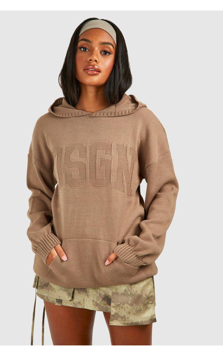 Велика толстовка зі зворотним швом Dsgn