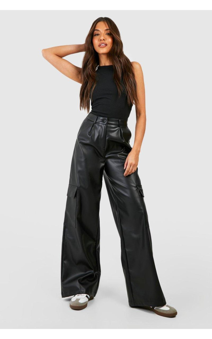 Шкіряні вигляді з високою талією вантажів