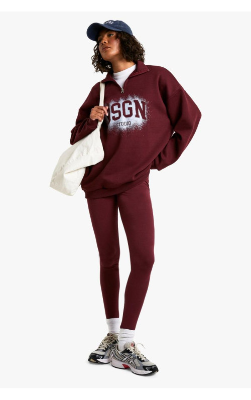 Високий спортивний костюм DSGN Half Zip Legging