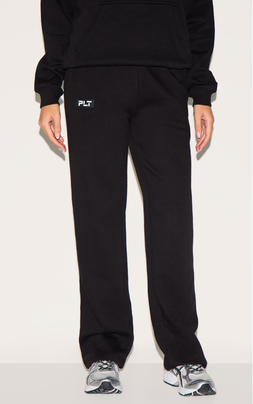 PrettyLittlething Logo Black Detail Detail прямих пробіжок