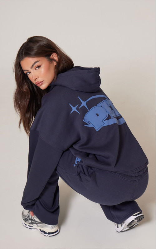 PrettyLittlething Thently негабаритний балахон з пуховим друком