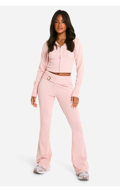 Спортивний костюм для бігунів з глибоким подолом і розкльошеними блискавками