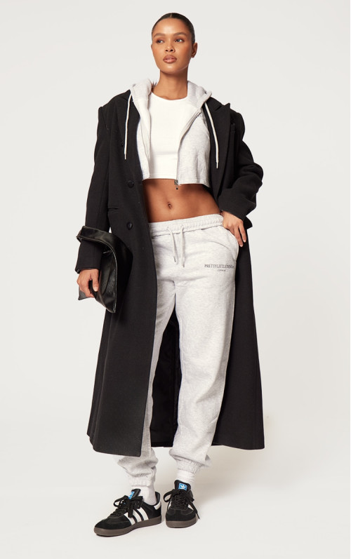 PrettyLittlething Grey Marl Copy Правий гасло -пробіжки