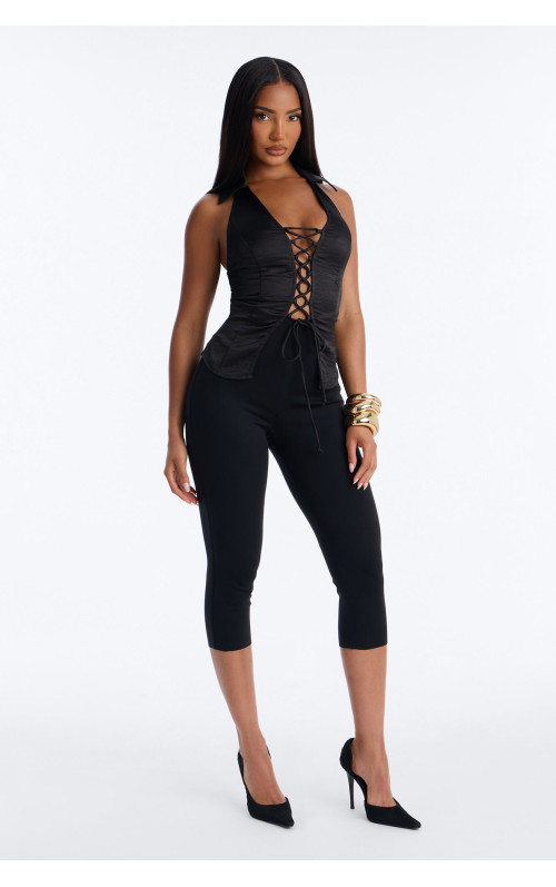 Атласний топ 