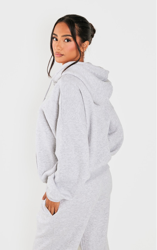 Маленький попел сірий гасло деталі zip up балахон