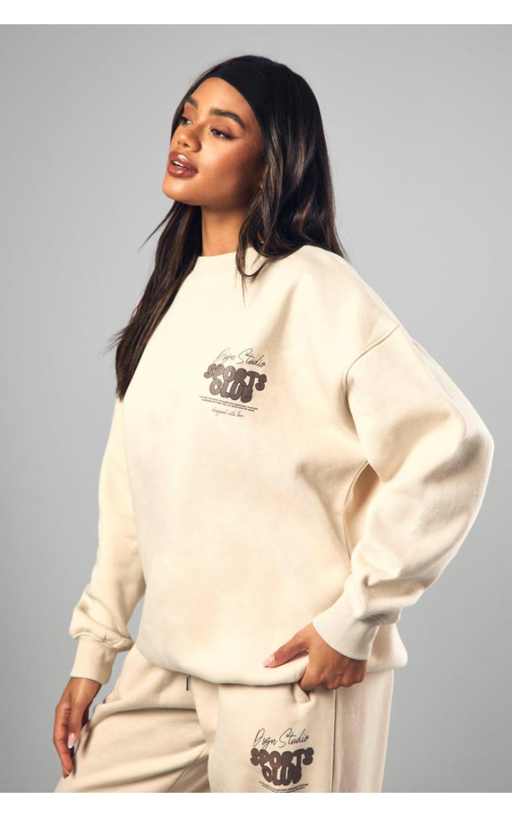 Величезний світшот Dsgn Studio Sports Bubble Slogan