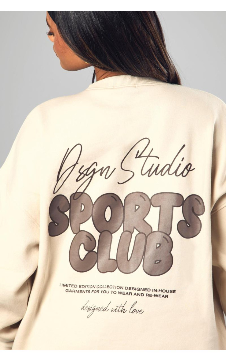 Величезний світшот Dsgn Studio Sports Bubble Slogan