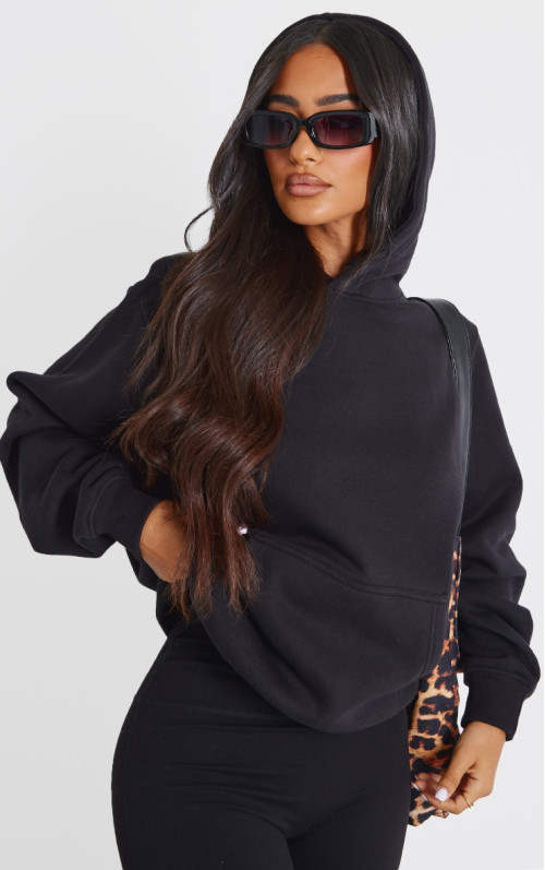 Оверсайз-толстовка Petite Black Ultimate Basic