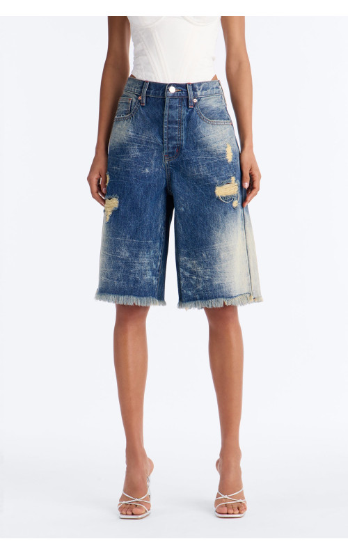Рвані денімні шорти 