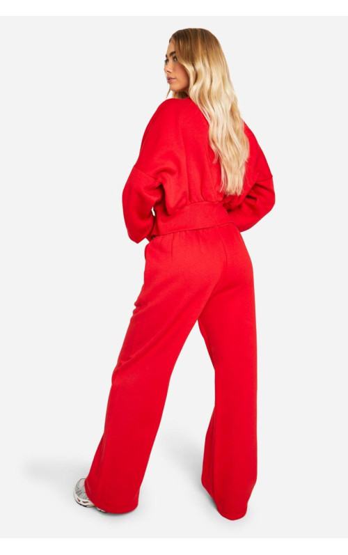 Спортивний костюм бомбер із глибоким подолом