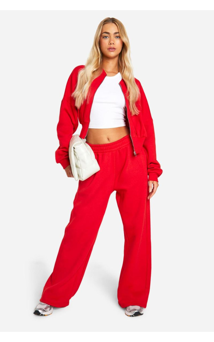 Спортивний костюм бомбер із глибоким подолом