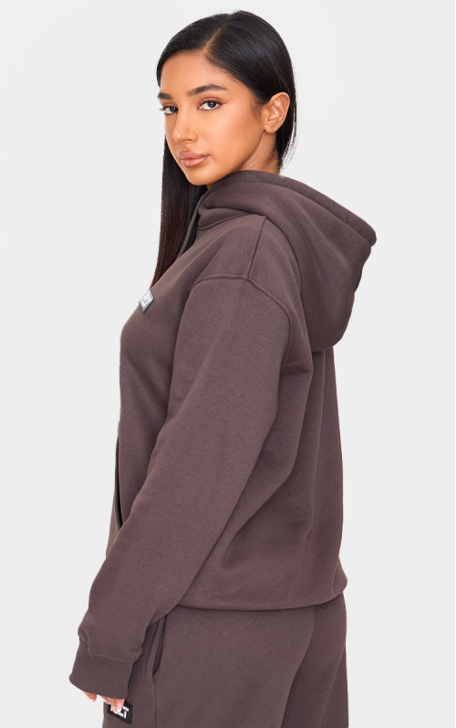 PrettyLittlething Petite Dearcoal Detail Detail негабаритна толстовка