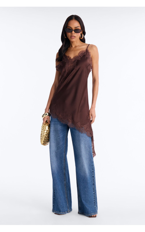 Атласний топ 