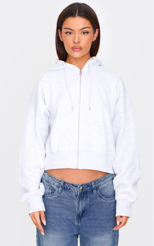 Архівна куртка з вишивкою на блискавці Ice Grey Studio