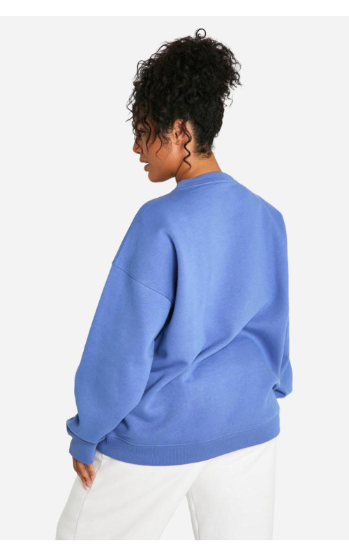 Плюс світшот великого розміру з аплікаціями Brooklyn