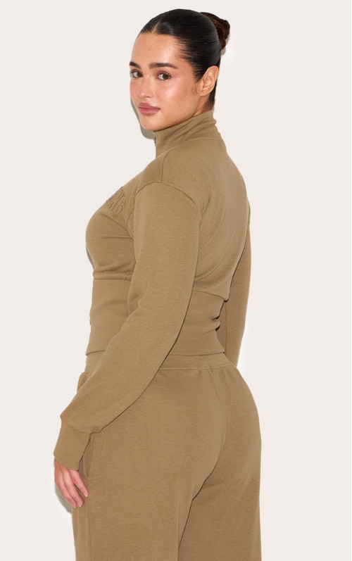 Формуйте хакі кишенькові деталі встановлені на блискавці вгору