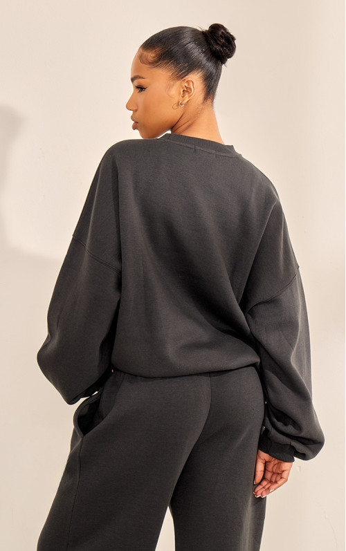 Світшот великого розміру з вишивкою Pitch Studio Archive