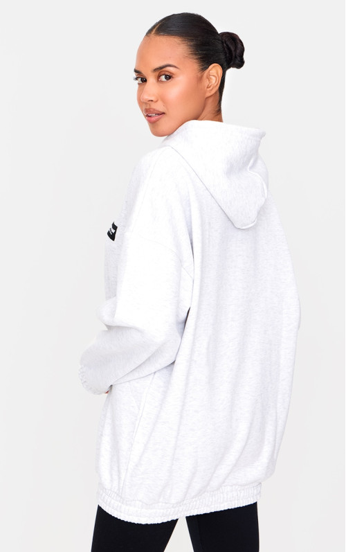 PrettyLittlething Ice -Grey Detail Detail негабаритний балахон