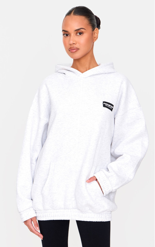 PrettyLittlething Ice -Grey Detail Detail негабаритний балахон