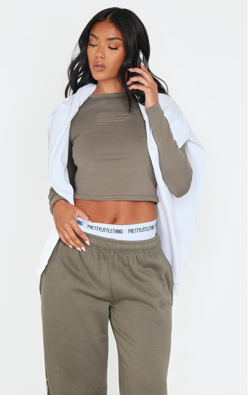 Мудрець хакі -тисні архіви студії з довгим рукавом дитяча футболка